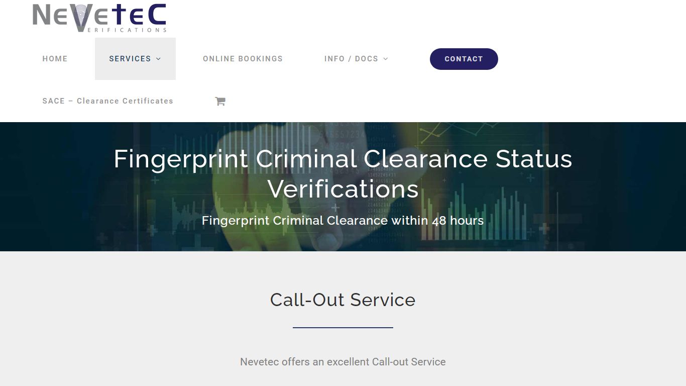 Fingerprint Criminal Clearance – Nevetec Police Clearance